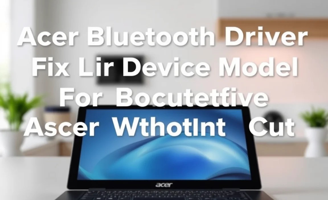Identifying Your Acer Device Model