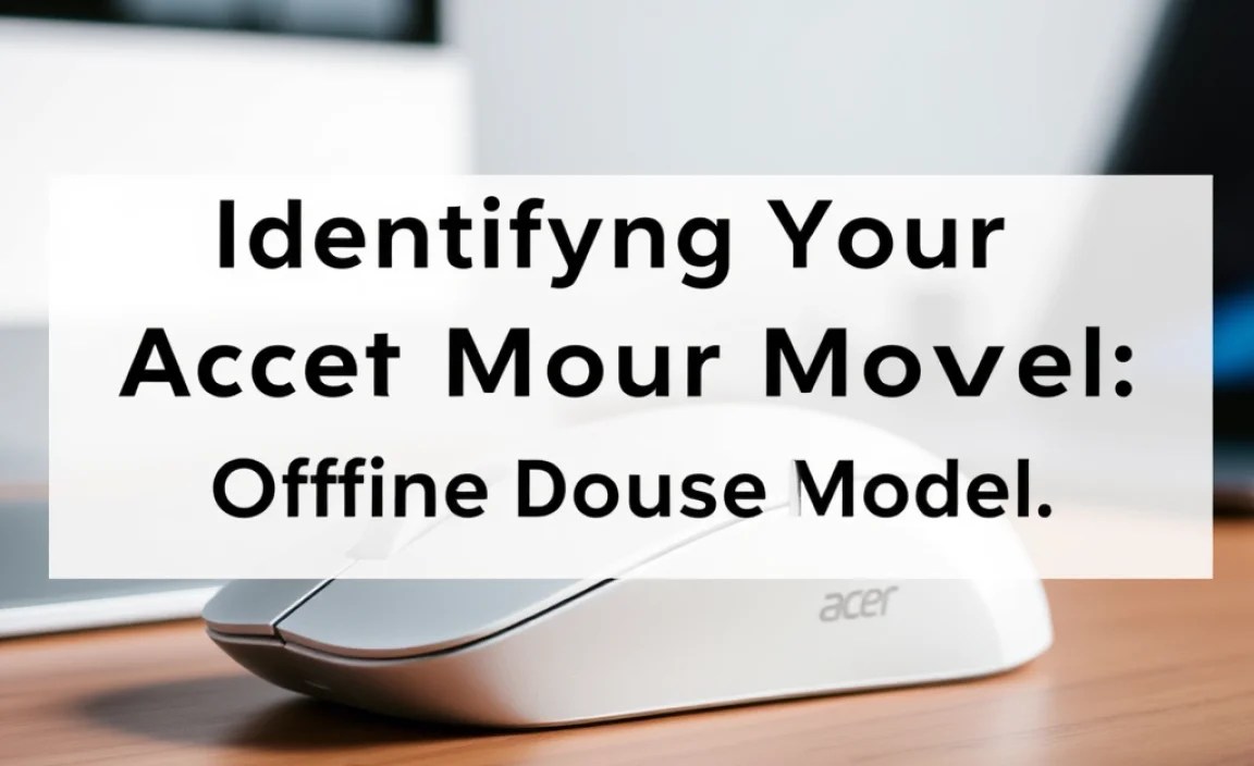 Identifying Your Acer Mouse Model