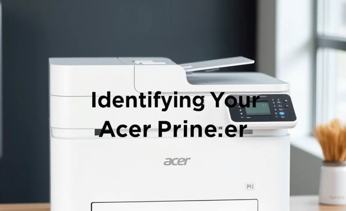 Identifying Your Acer Printer Model
