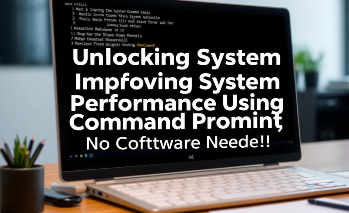 Improving System Performance Using Command Prompt