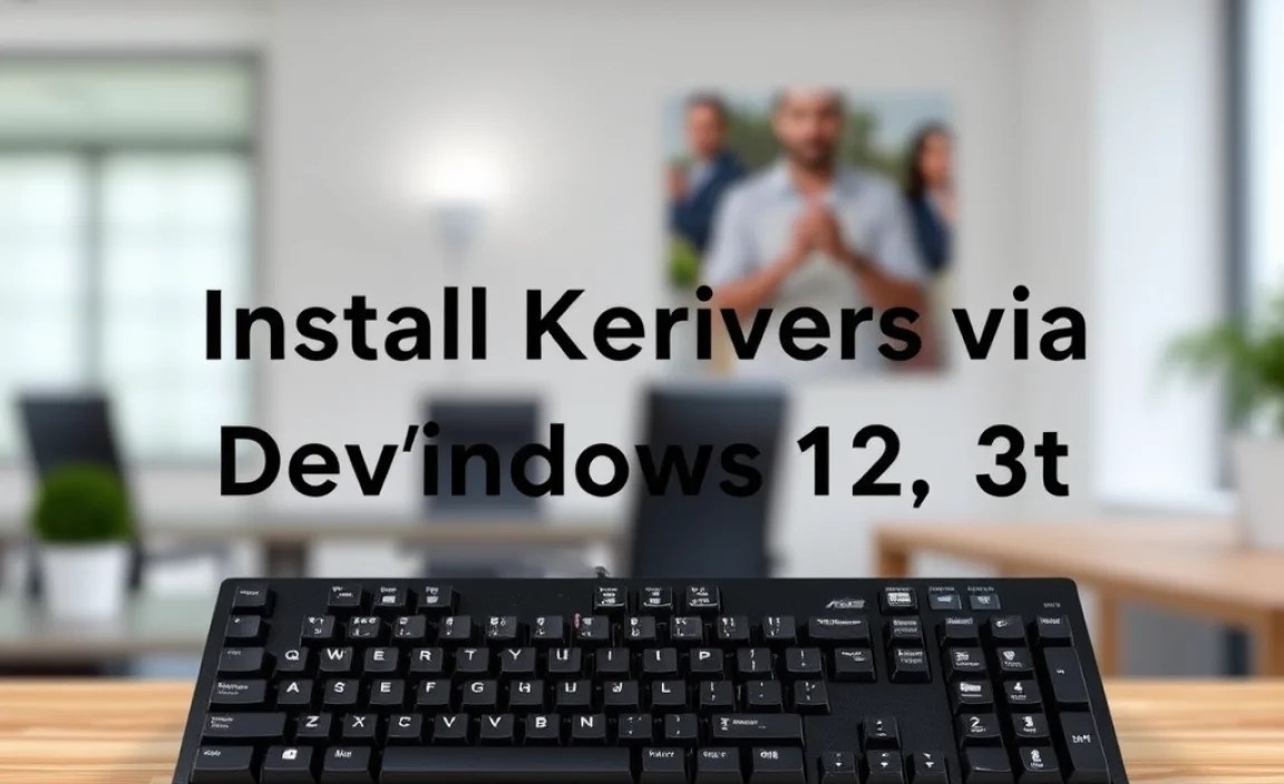 Installing Drivers via Device Manager