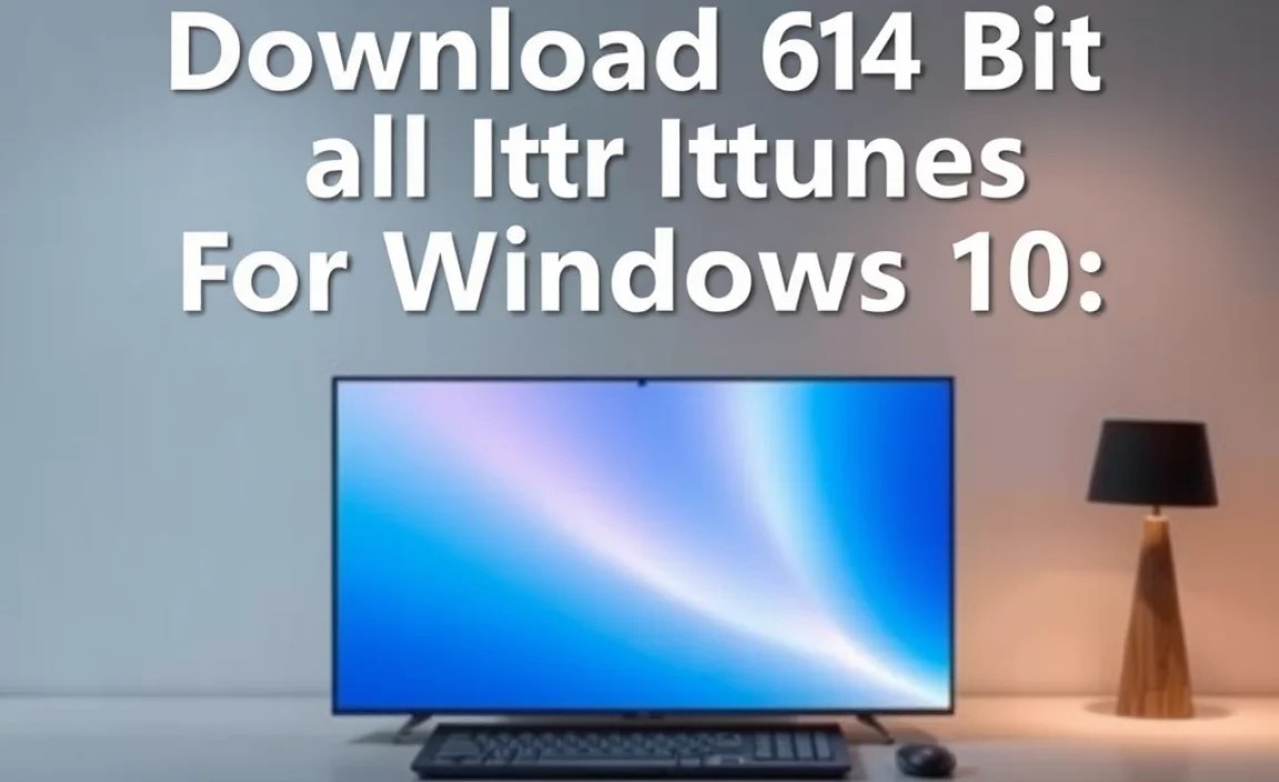 Installing iTunes on Windows 10