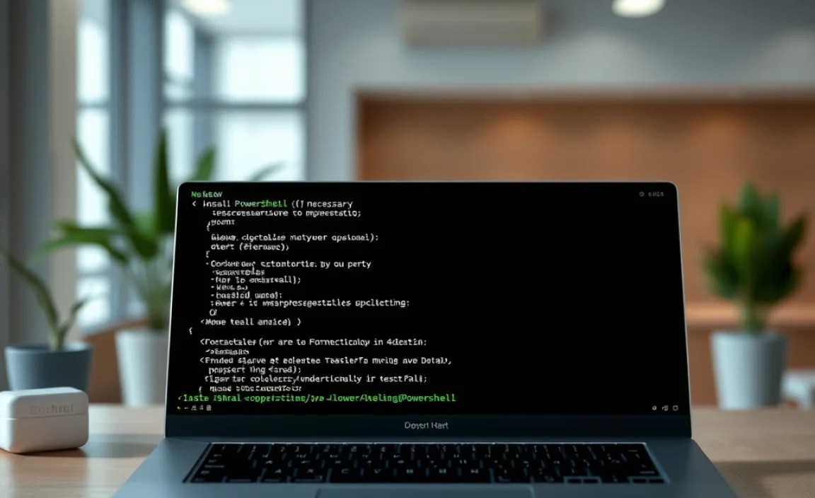 Installing PowerShell (if necessary)
