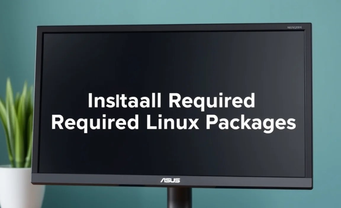 Installing Required Linux Packages