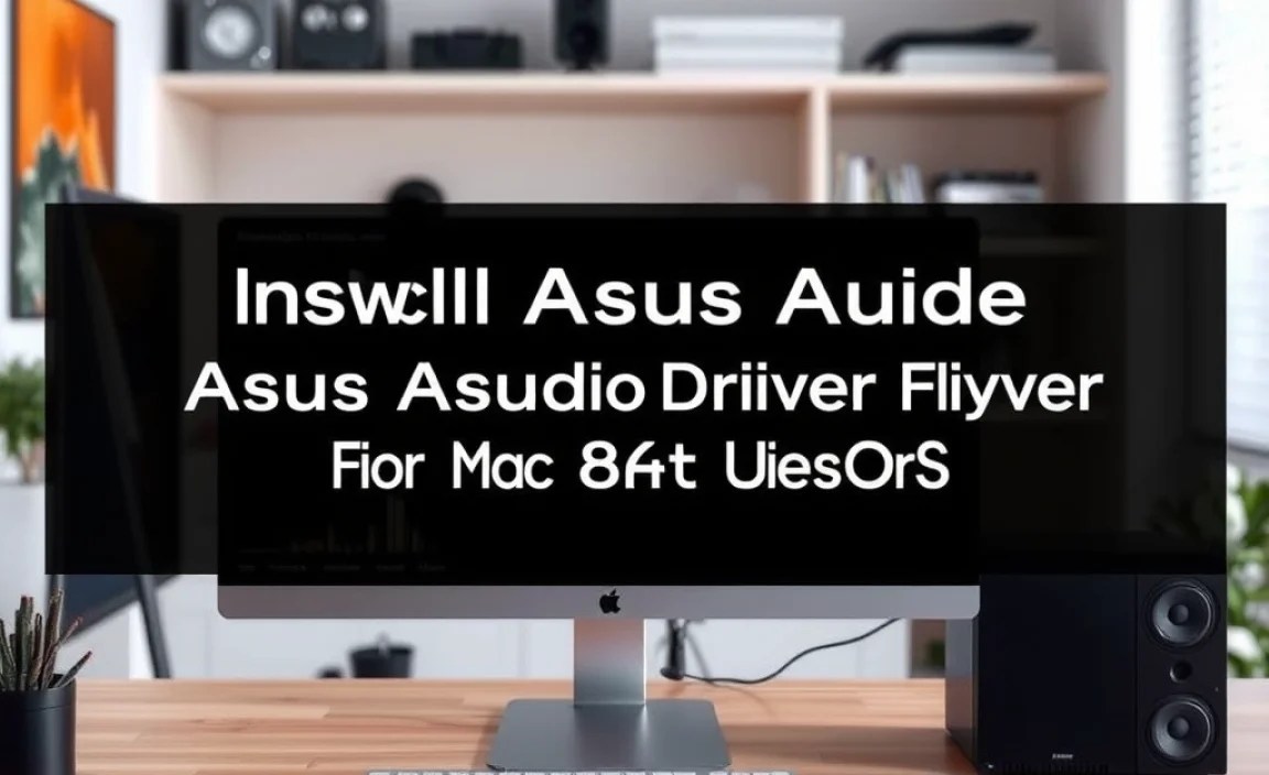 Installing the Asus Audio Driver on macOS