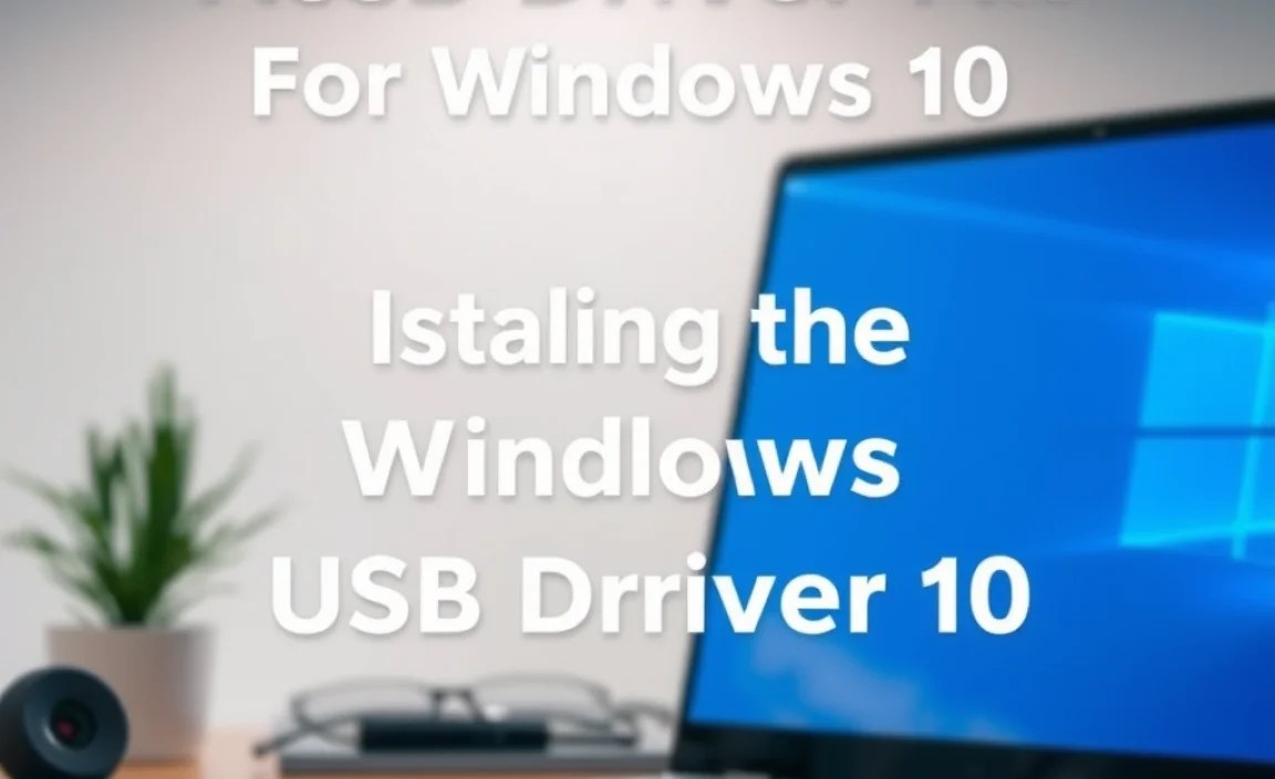 Installing the Correct USB Driver
