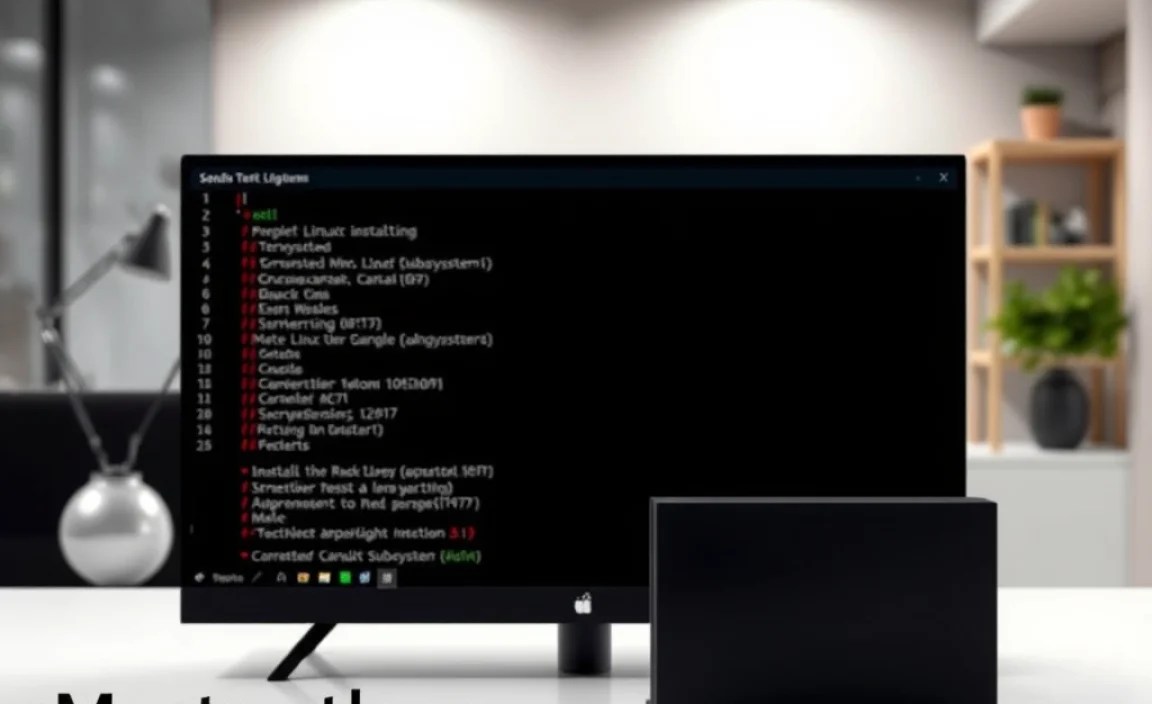 Installing the Linux Subsystem on Windows 11