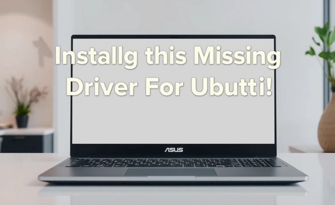 Installing the Missing Asus Graphics Drivers