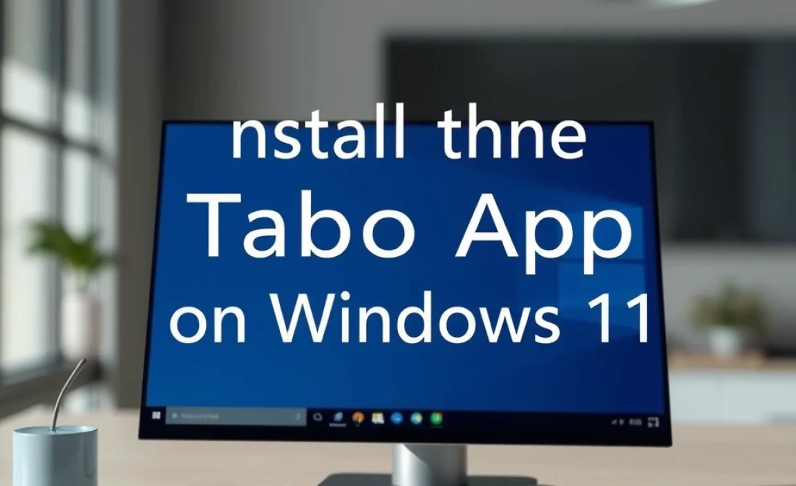 Installing the Tablo App on Windows 11