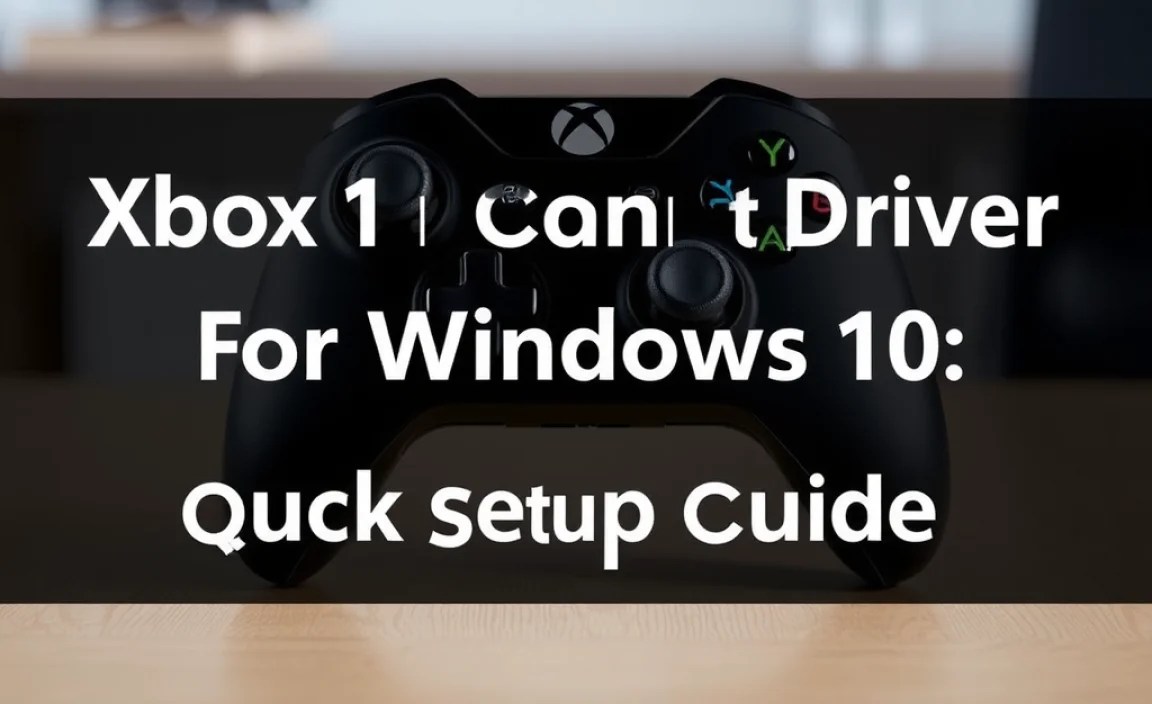 Installing the Xbox One Controller Driver