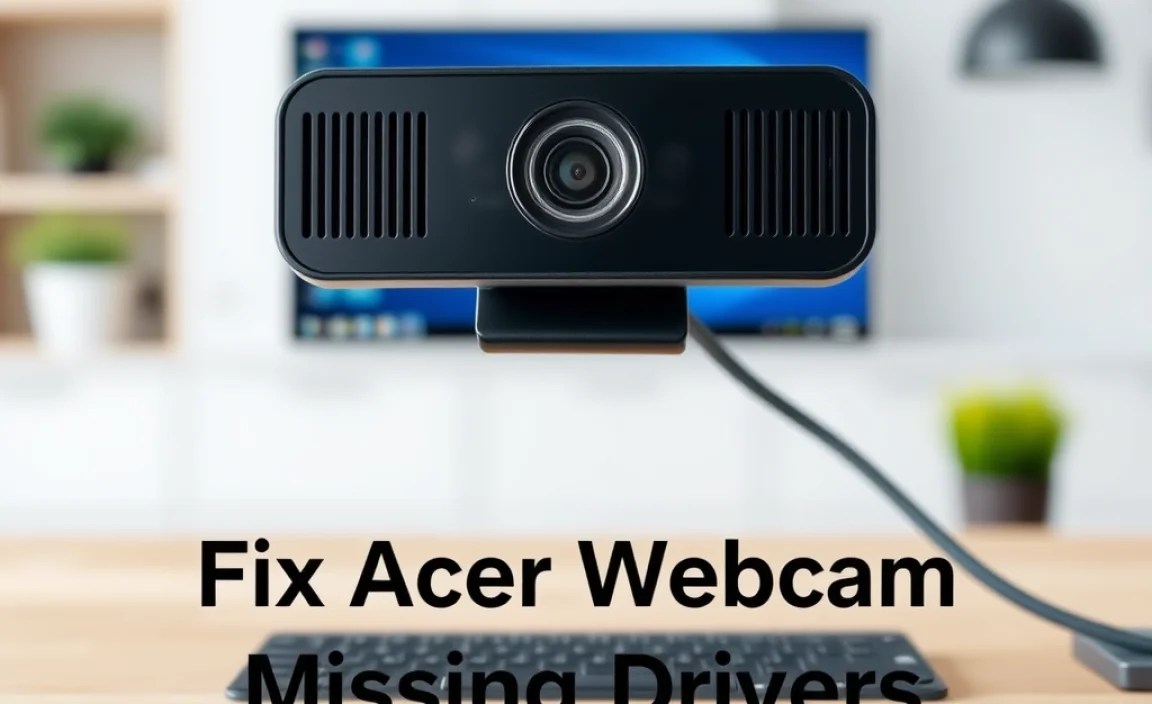 Locating Acer Webcam Drivers