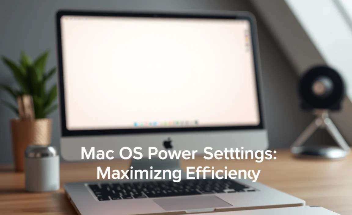 Mac OS Power Settings: Maximizing Efficiency