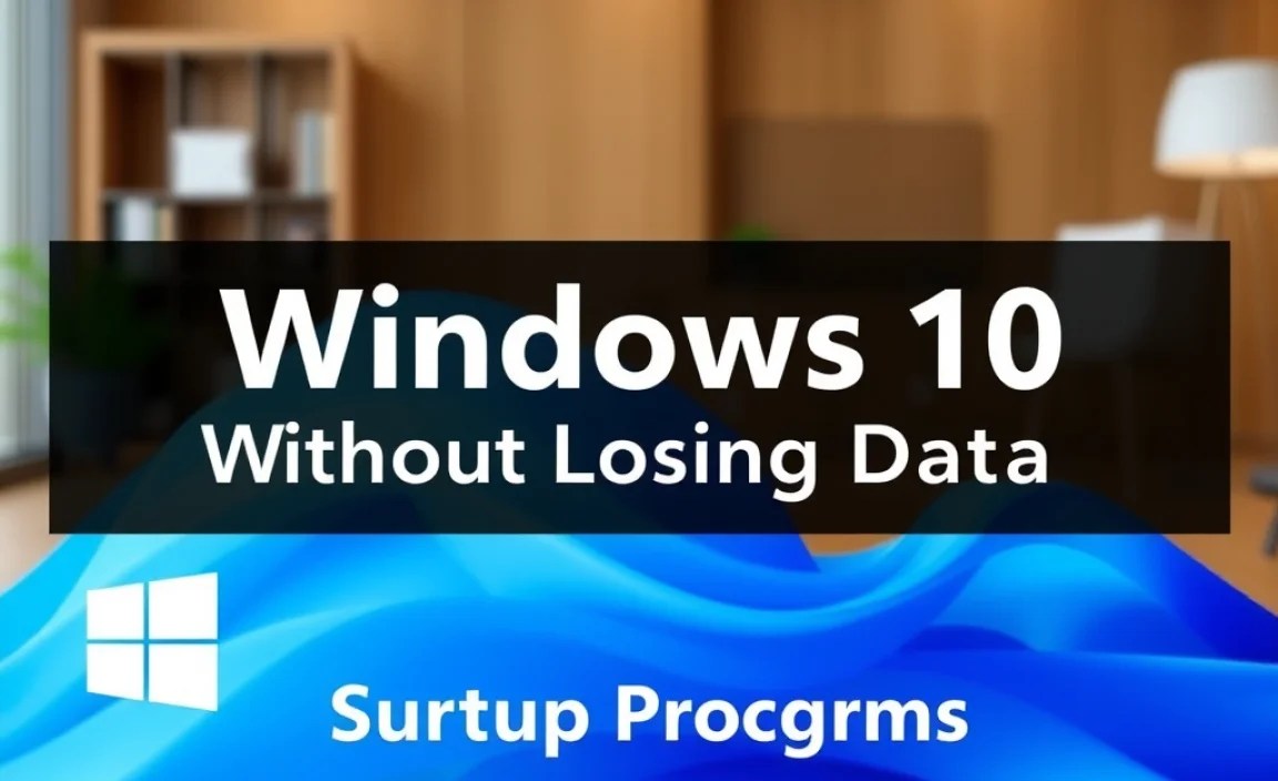 Managing Startup Programs