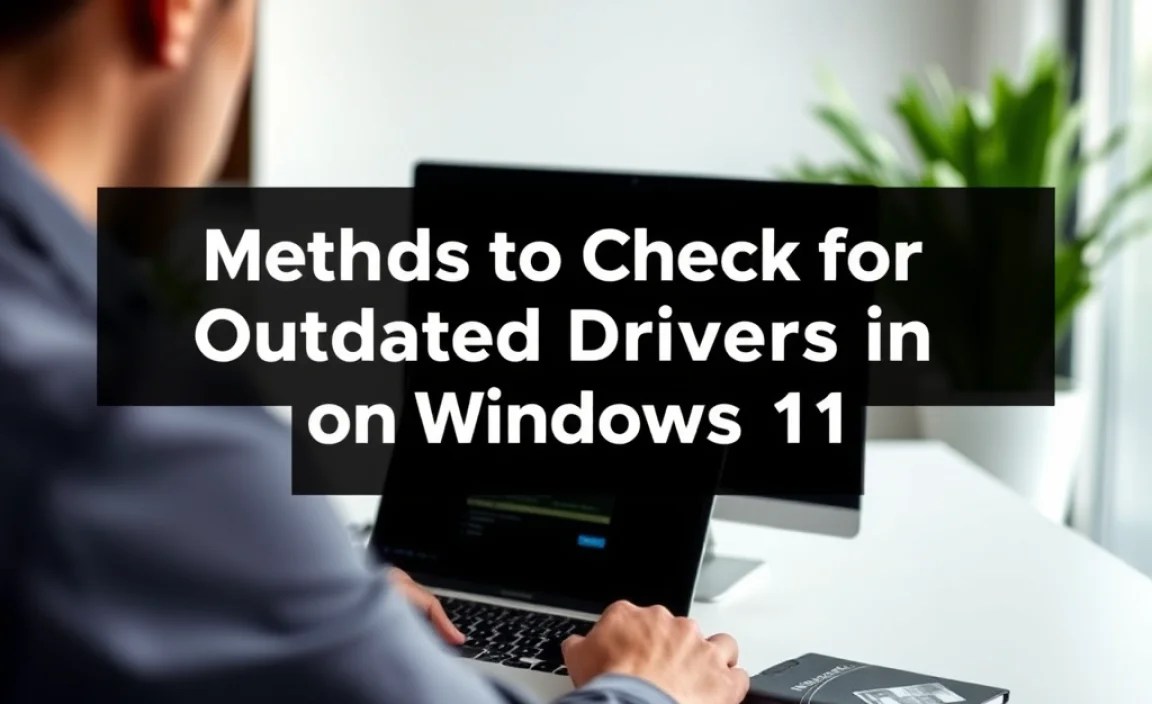 Methods to Check for Outdated Drivers in Windows 11