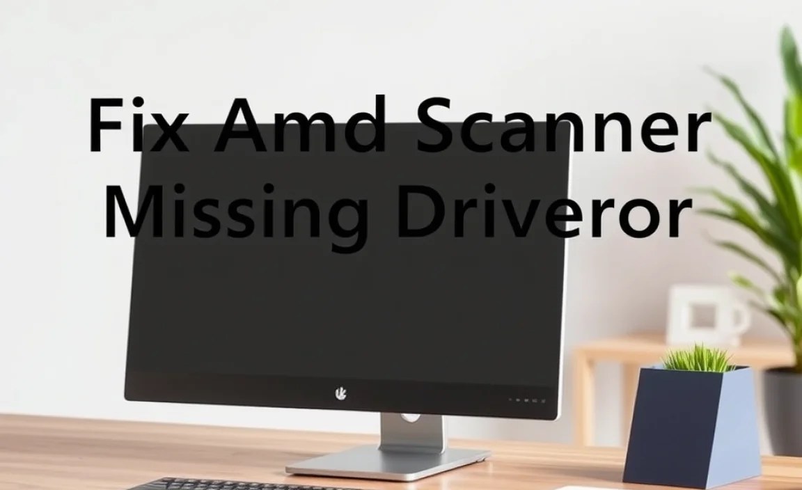 Methods to Fix AMD Scanner Missing Driver Issue