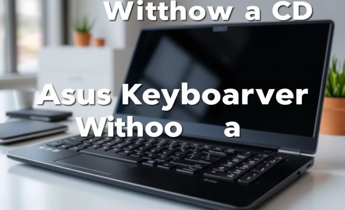 Methods to Fix Asus Keyboard Driver Without a CD