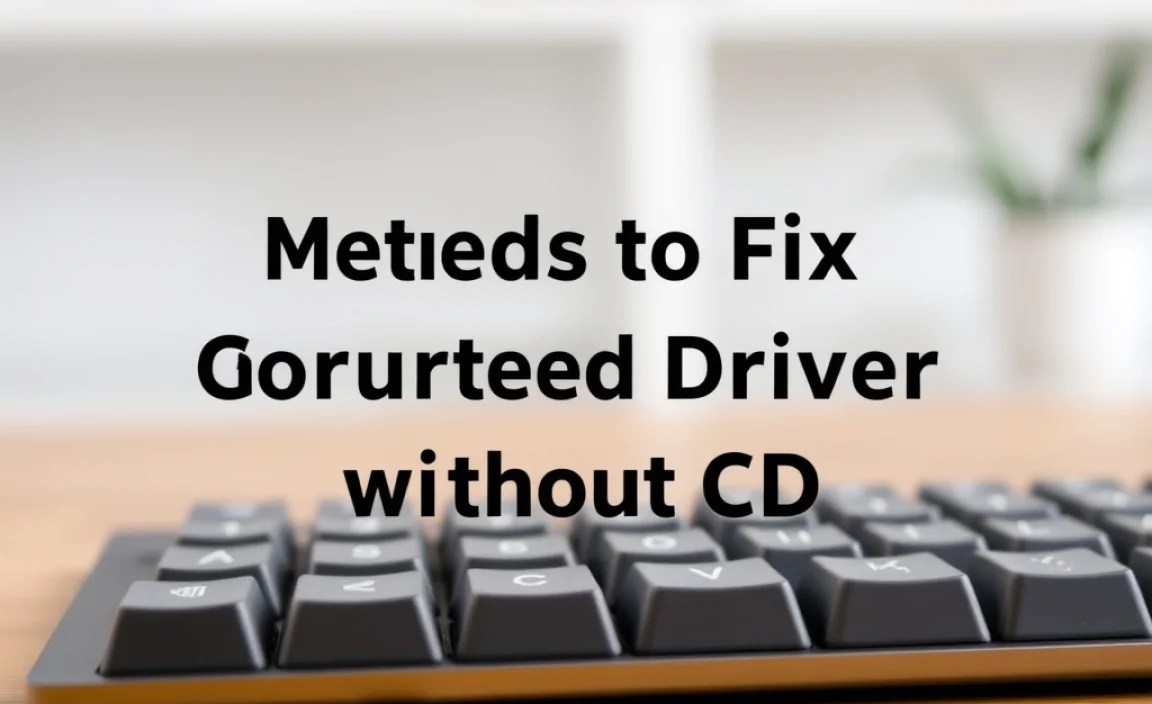 Methods to Fix Corrupted Asus Keyboard Driver