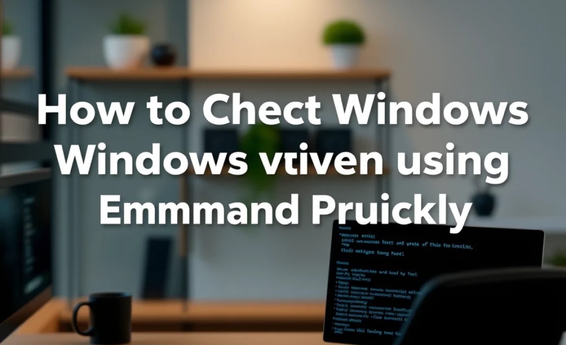 Opening Command Prompt