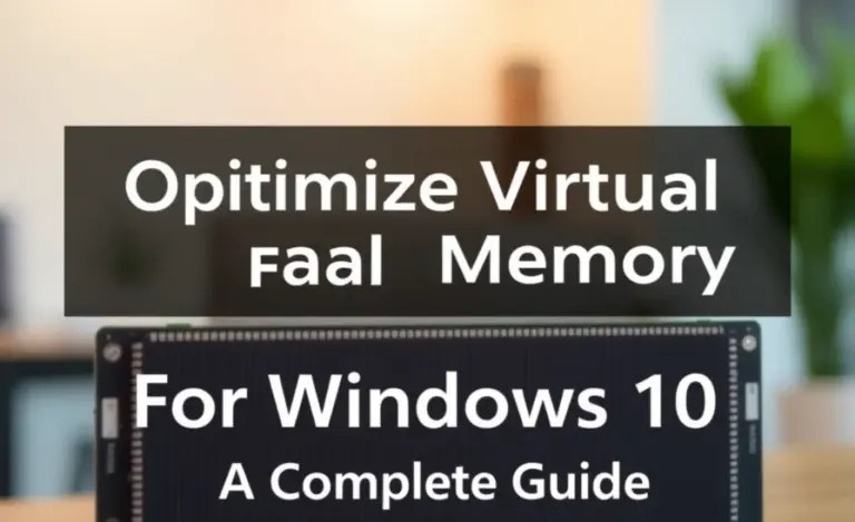 Optimize Virtual Memory For Windows 10: A Complete Guide