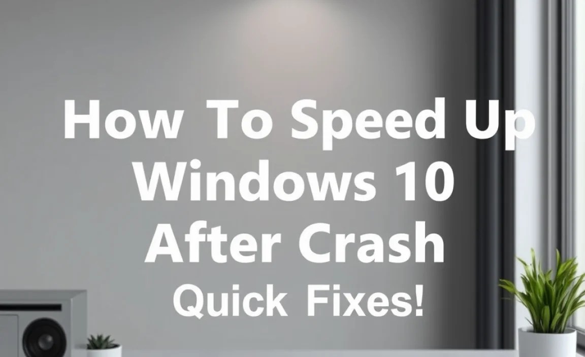 Optimizing System Performance Post-Crash