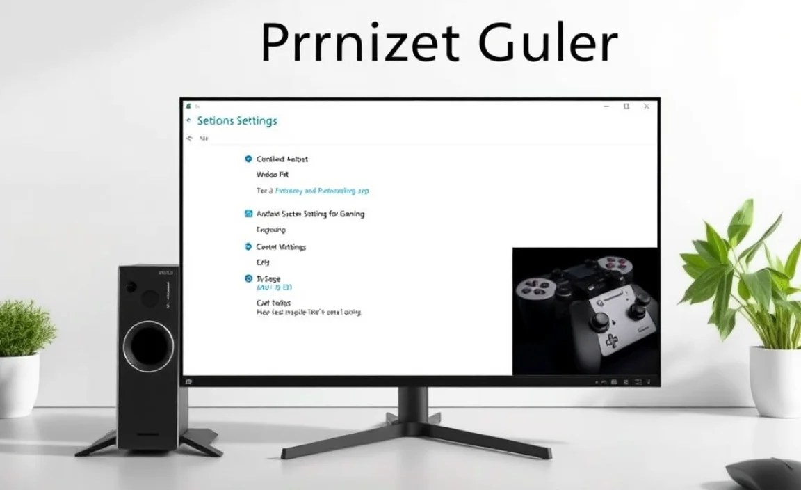 Optimizing System Settings for Gaming