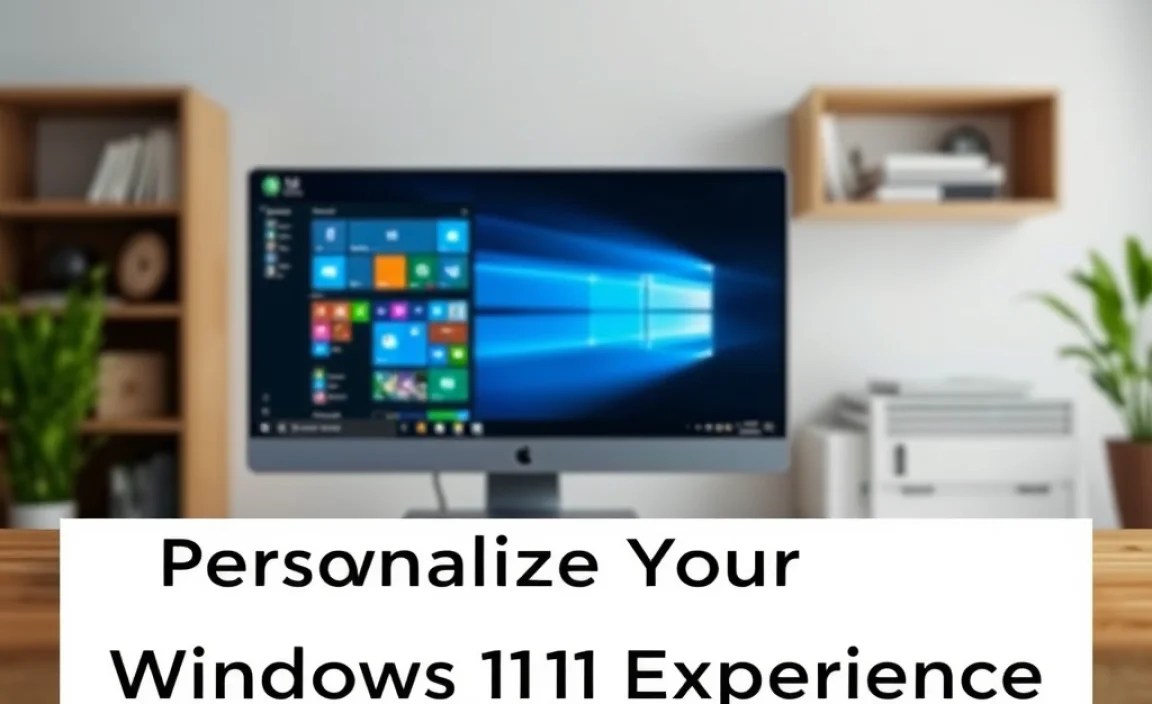 Personalizing Your Windows 11 Experience
