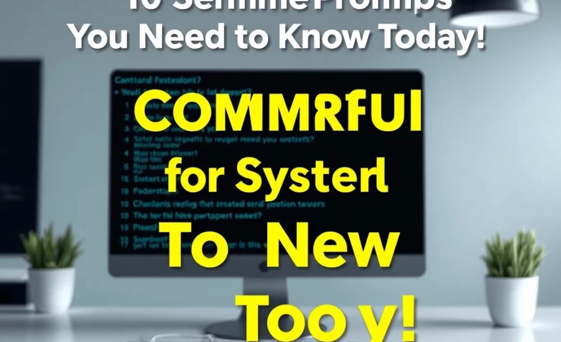 Powerful Commands for System Management