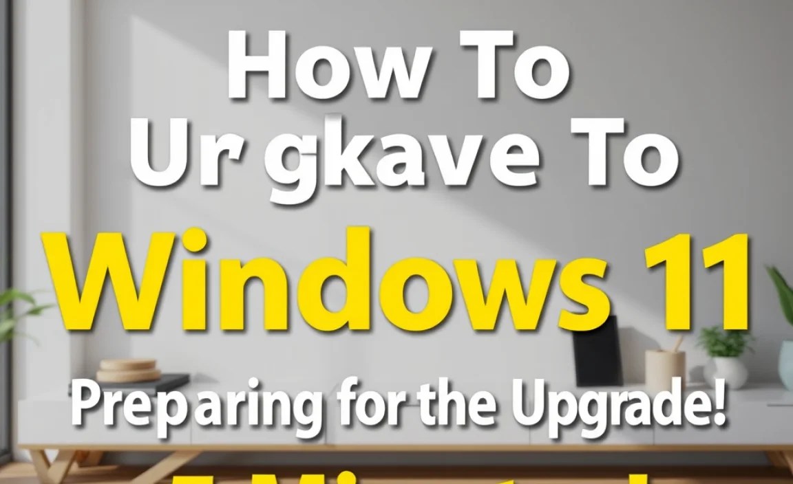 Preparing for the Upgrade