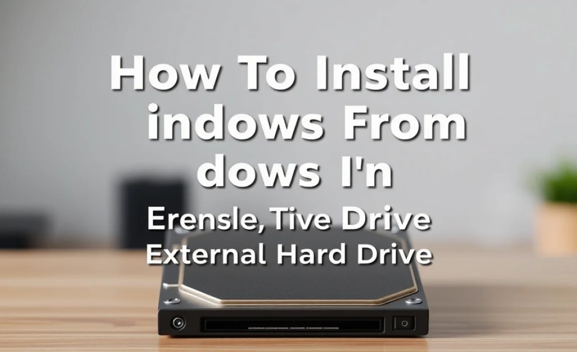 Preparing the External Hard Drive