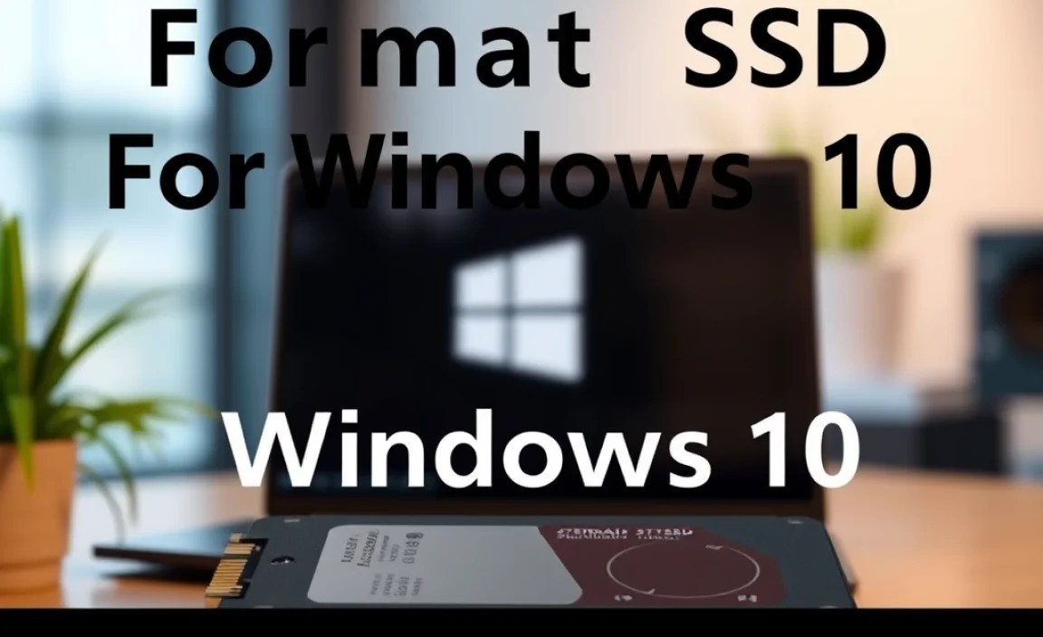 Preparing to Format Your SSD
