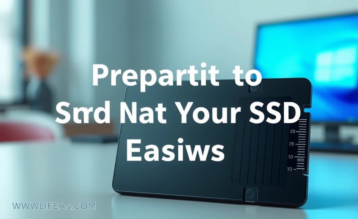 Preparing to Format Your SSD