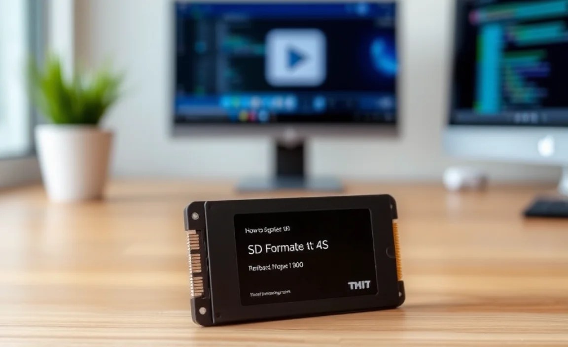 Preparing to Format Your SSD