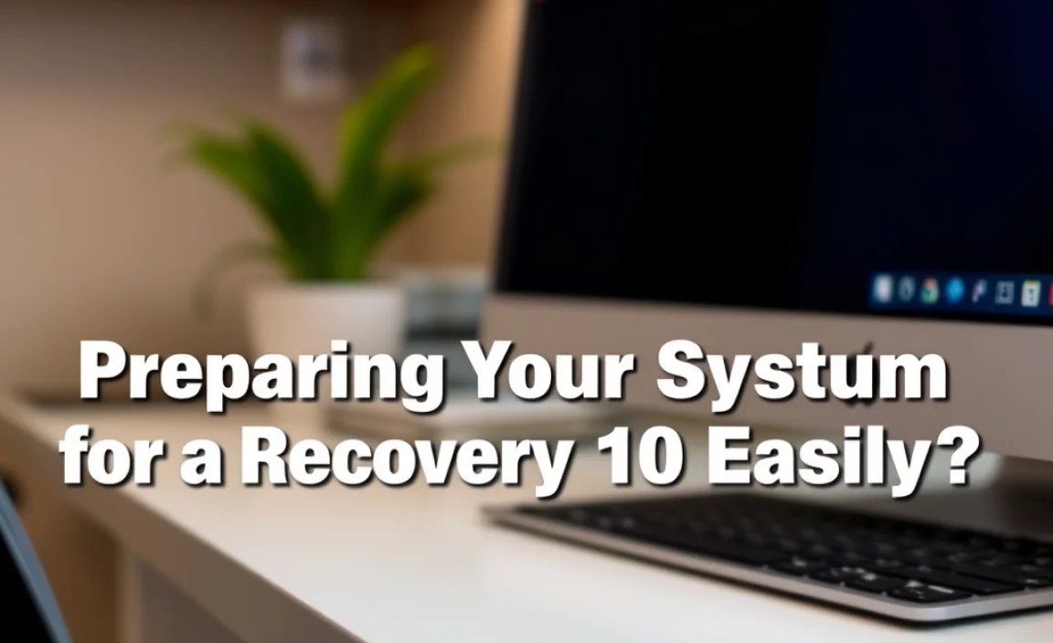 Preparing Your System for a Recovery Disk