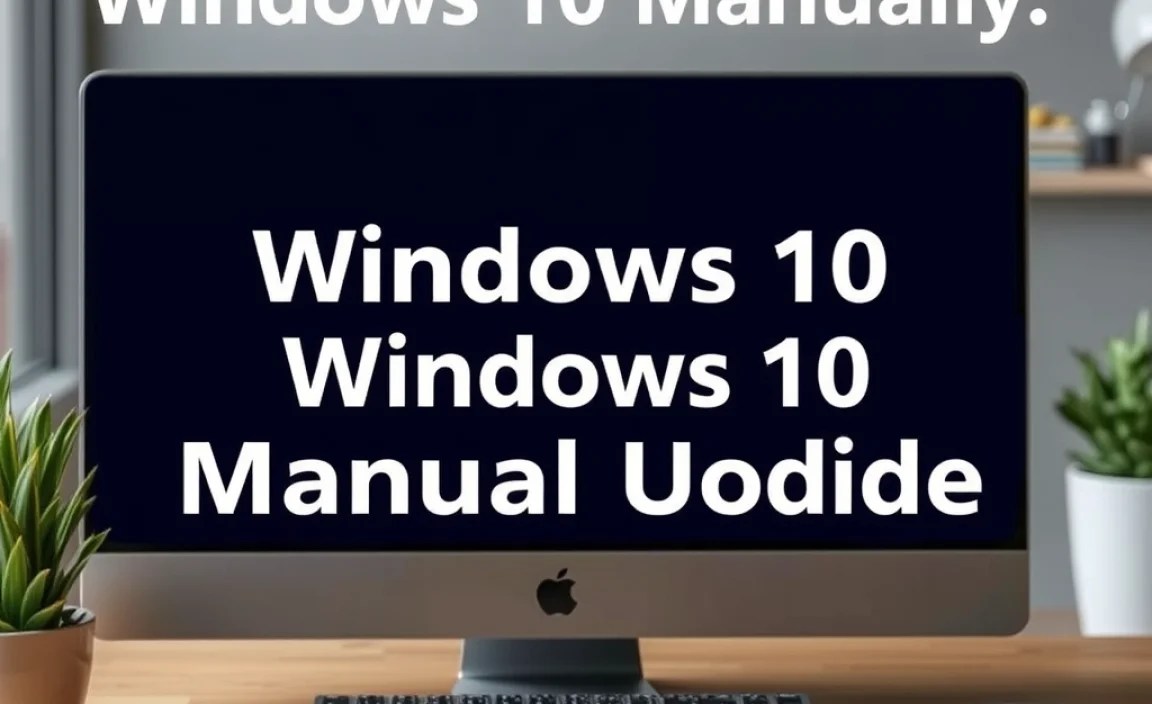 Preparing Your System for Manual Updates