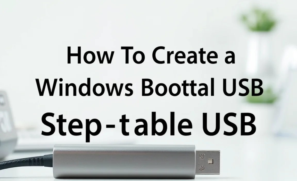 Prerequisites for Creating a Bootable USB
