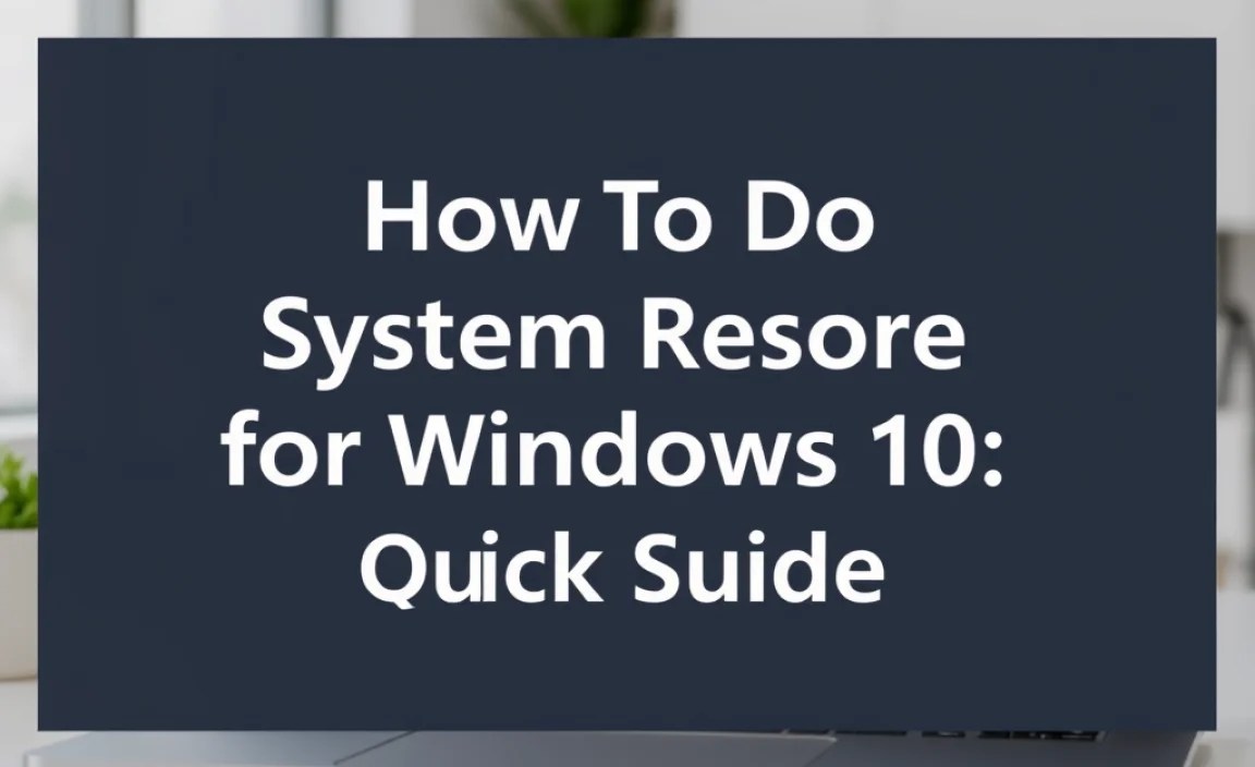 Prerequisites for Performing a System Restore