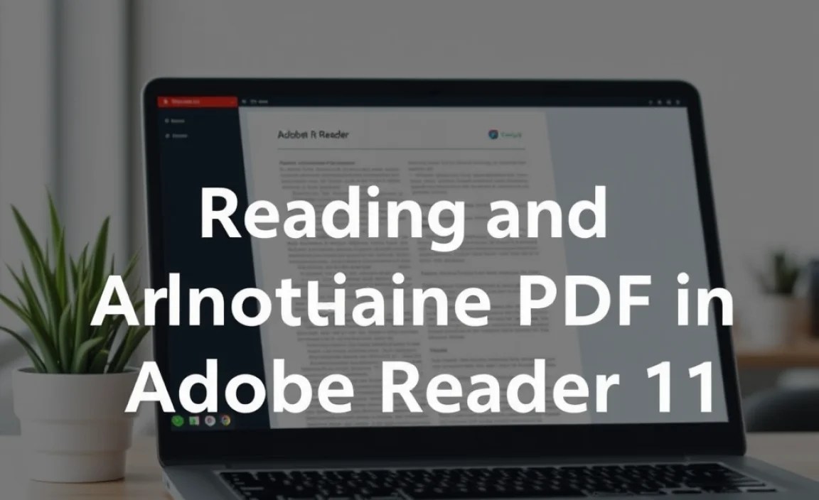 Reading and Annotating PDFs in Adobe Reader 11