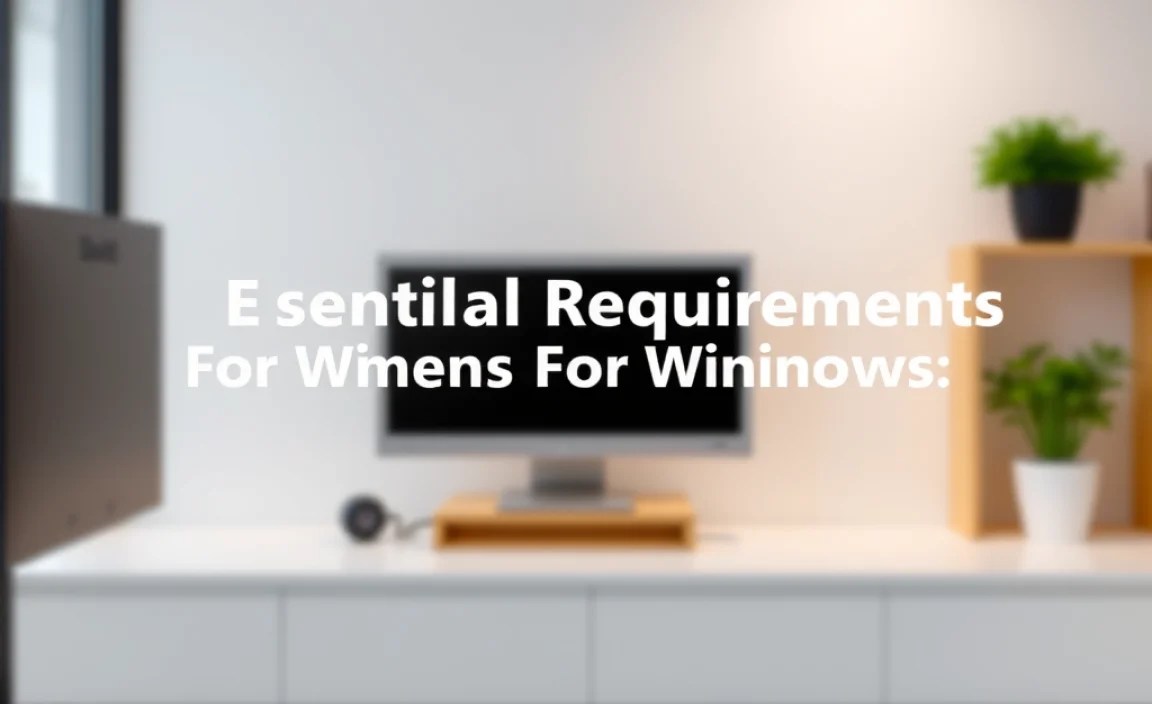 Recommended System Requirements