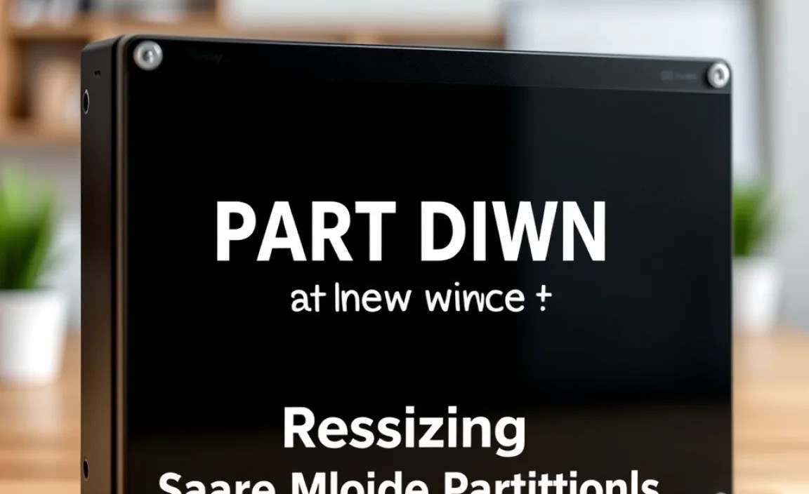 Resizing Existing Partitions