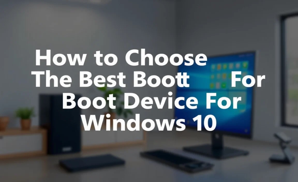 Setting Up a Boot Device for Windows 10