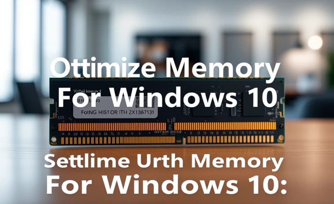 Setting Up Virtual Memory in Windows 10