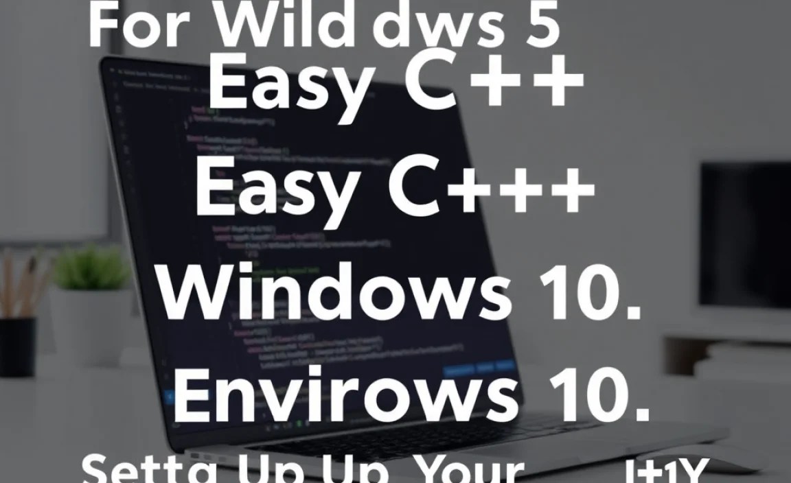 Setting Up Your C++ Environment