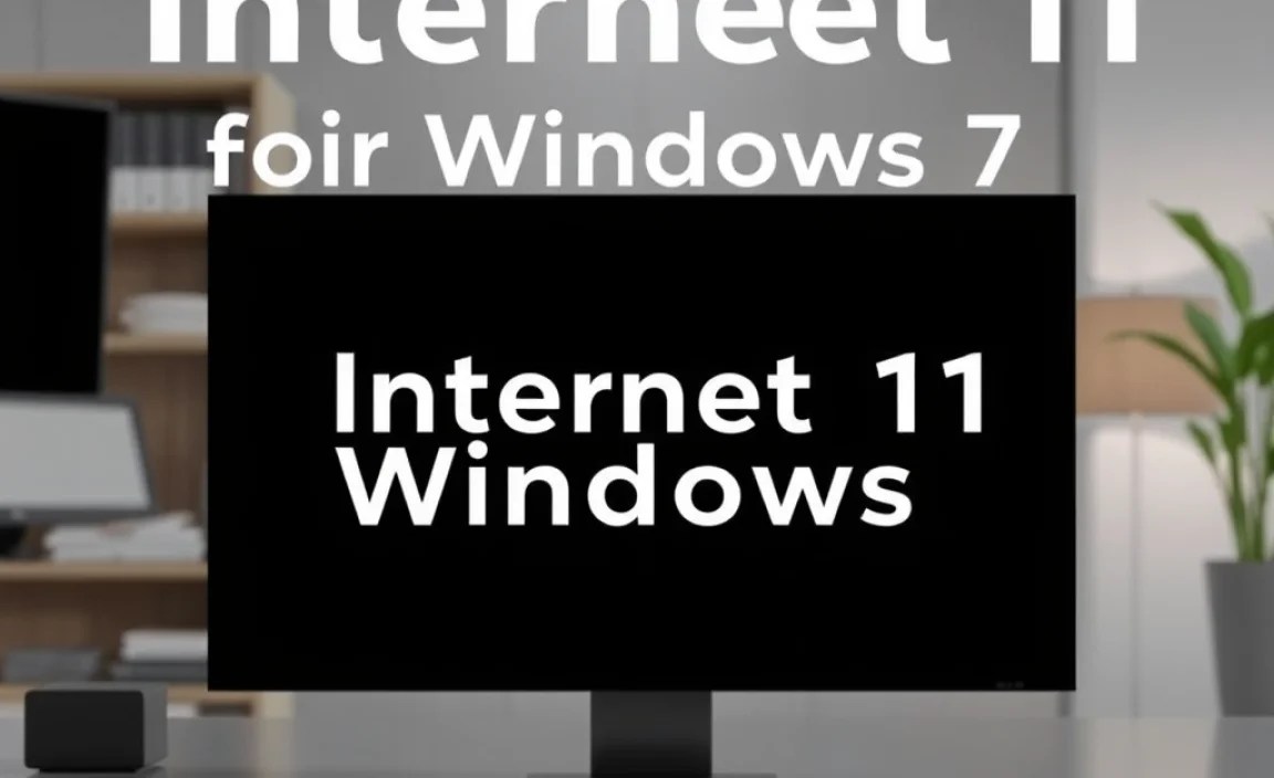 Setting Up Your Internet 11 Browser