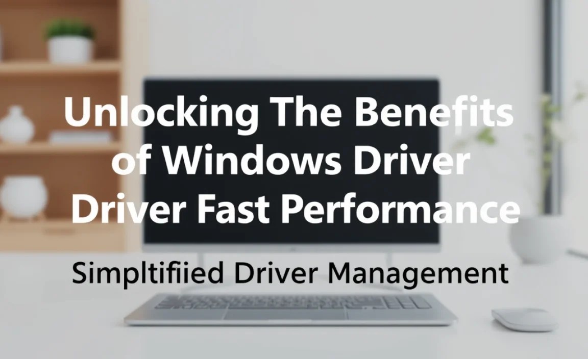 Simplified Driver Management
