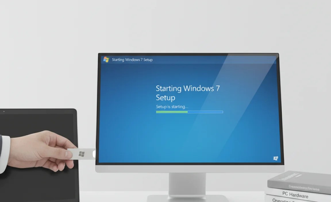 Starting the Windows 7 Setup Process