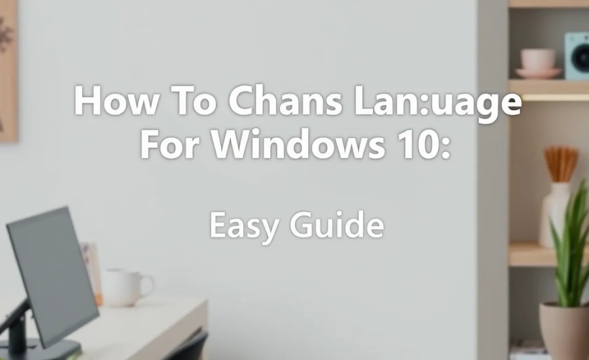 Step-by-Step Guide to Changing Language