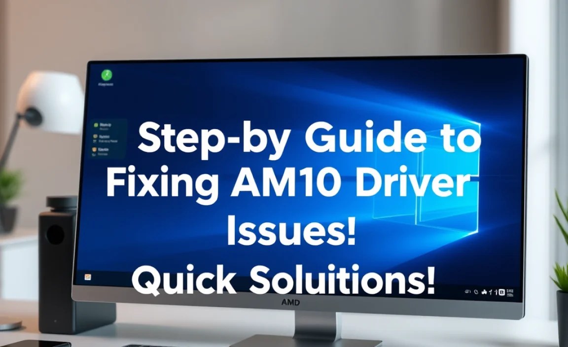Step-by-Step Guide to Fixing AMD Audio Driver Issues