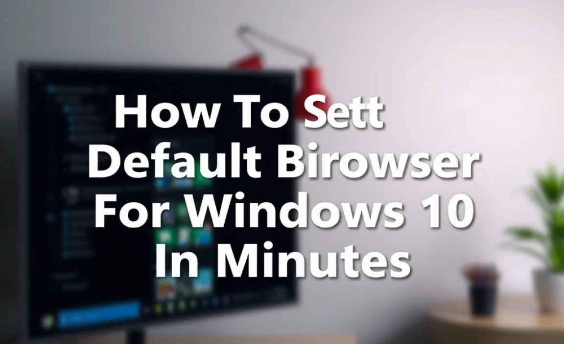 Steps to Change Your Default Browser