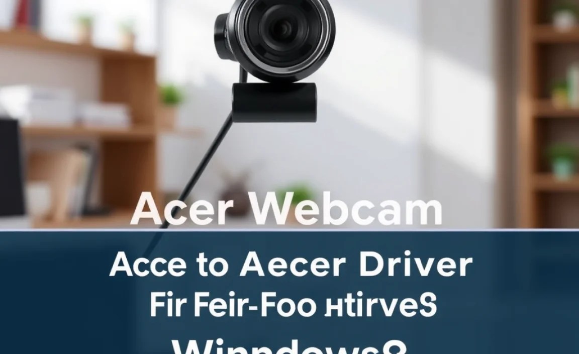 Steps to Fix Acer Webcam Driver Without CD