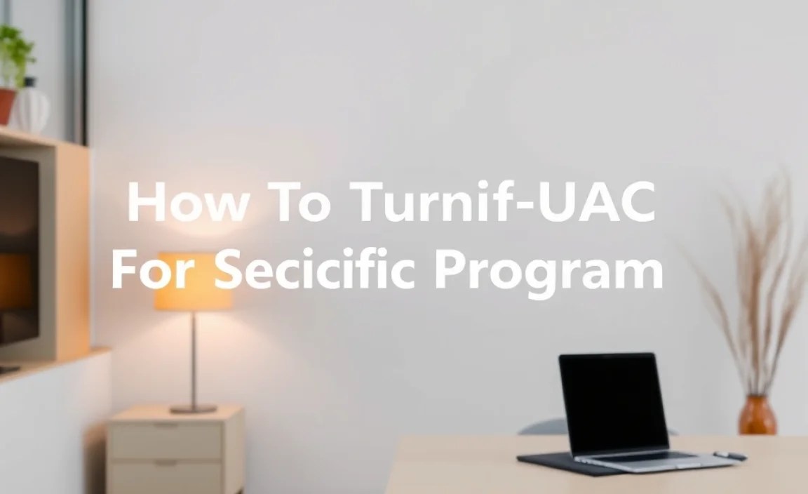 Steps to Identify Programs Needing UAC Changes